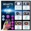 image10L0L Deluxe Golf Cart Lights Kit for Yamaha G14G16G19G22  Builtin DC Converter RGB Daytime Running Lights App Control Music Sync Headlight Kit for Yamaha G22