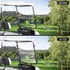 image10L0L Folding Down Tinted Golf Cart Windshield for Yamaha G14 G16 G1919952003 Models Gas or Electric Golf CartClear Windshield