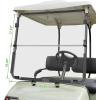 image10L0L Folding Down Tinted Golf Cart Windshield for Yamaha G14 G16 G1919952003 Models Gas or Electric Golf CartClear Windshield