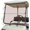 image10L0L Folding Down Tinted Golf Cart Windshield for Yamaha G14 G16 G1919952003 Models Gas or Electric Golf CartTinted Windshield