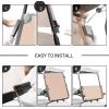 image10L0L Folding Down Tinted Golf Cart Windshield for Yamaha G14 G16 G1919952003 Models Gas or Electric Golf CartTinted Windshield