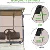 image10L0L Folding Down Tinted Golf Cart Windshield for Yamaha G14 G16 G1919952003 Models Gas or Electric Golf CartTinted Windshield