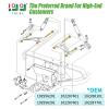 image10L0L Front Spring ampamp A Arm Bushing Kit for Club Car Precedent 2004up Electric and Gas Golf Cart OEM 102956201 102287401 102288101 102956201 102287601 102287701