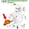 image10L0L Golf Cart 36 Volt 2 Prong DC Charger Cord with Plug for Yamaha EZGO Club Car OEM 14835G1 101643301 1013076