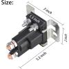 image10L0L Golf Cart 36V Solenoid for Club Car DS Electric 1997 up4 Terminals 200A Solenoid Replace OEM 101975901 24022253 435356