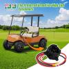 image10L0L Golf Cart 48V Charger Receptacle OEM JW9H61810000 for Yamaha G29 Electrice 2011up  DC Powerwise Receptacle Replace with Cord