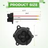 image10L0L Golf Cart 48V Charger Receptacle OEM JW9H61810000 for Yamaha G29 Electrice 2011up  DC Powerwise Receptacle Replace with Cord