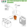 image10L0L Golf Cart 48V Solenoid for Club Car DS ampamp Precedent 2000up with Resistor OEM 101908701 102774701 1014947