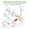 image10L0L Golf Cart Advanced StarterGenerator Motor Brush Set Fits Club Car PrecedentTempo EZGOCushmanTEXTRON Yamaha G14EG16EG19EG20EG21G29 Replaces 103347301 612038 JU2H18012000