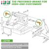 image10L0L Golf Cart Ball Joint Kit Tie Rod End Set Compatible with Club Car DS ampamp Carryall 2009up Left Thread and Right Thread for Driver and Passenger Side OEM 102022602 102022601 102288301