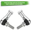 image10L0L Golf Cart Ball Joint Kit Tie Rod End Set Compatible with Club Car DS ampamp Carryall 2009up Left Thread and Right Thread for Driver and Passenger Side OEM 102022602 102022601 102288301