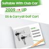 image10L0L Golf Cart Ball Joint Kit Tie Rod End Set Compatible with Club Car DS ampamp Carryall 2009up Left Thread and Right Thread for Driver and Passenger Side OEM 102022602 102022601 102288301