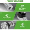 image10L0L Golf Cart Ball Joint Tie Rod End Kit for 20042023 Club Car Precedent 2004up Golf Cart OEM 102022601 102022602 102288301