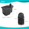image10L0L Golf Cart Ball Washer and Club Cleaner Kit Detachable Golf Club Head and Ball Washer Golf Cleaner for EZGO Club Car YamahaBlack
