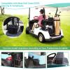 image10L0L Golf Cart Ball Washer and Club Cleaner Kit Detachable Golf Club Head and Ball Washer Golf Cleaner for EZGO Club Car YamahaBlack