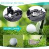 image10L0L Golf Cart Ball Washer and Club Cleaner Kit Detachable Golf Club Head and Ball Washer Golf Cleaner for EZGO Club Car YamahaBlack