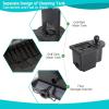 image10L0L Golf Cart Ball Washer and Club Cleaner Kit Detachable Golf Club Head and Ball Washer Golf Cleaner for EZGO Club Car YamahaBlack