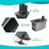 image10L0L Golf Cart Ball Washer and Club Cleaner Kit Detachable Golf Club Head and Ball Washer Golf Cleaner for EZGO Club Car YamahaCarbon Fiber Black
