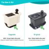 image10L0L Golf Cart Ball Washer and Club Cleaner Kit Detachable Golf Club Head and Ball Washer Golf Cleaner for EZGO Club Car YamahaKhaki