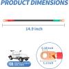image10L0L Golf Cart Battery Cable Set 4 Gauge Wire 5pcs One Set for Yamaha G2 G8 G9 36 Volt Model 19851994