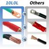 image10L0L Golf Cart Battery Cable Set 4 Gauge Wire 5pcs One Set for Yamaha G2 G8 G9 36 Volt Model 19851994