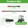 image10L0L Golf Cart Battery Cable Set for Yamaha G22 48V  4 Gauge 5Piece Golf Cart Battery Cable Wiring Harness with UltraLong Pure Copper LugsStyleB
