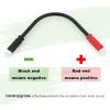 image10L0L Golf Cart Battery Cable Set for Yamaha G22 48V  4 Gauge 5Piece Golf Cart Battery Cable Wiring Harness with UltraLong Pure Copper LugsStyleB