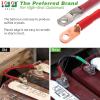 image10L0L Golf Cart Battery Cable Set for Yamaha G22 48V 4 Gauge 5 PCS Golf Cart Battery Wires 48V Volt with UltraLong Pure Copper Lugs