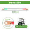 image10L0L Golf Cart Battery Cables 4 Gauge for Yamaha G2 G8 G9 36V Golf Cart Club Car DS 95 48V Club Car DS 1981 36V Welding Battery Pure Copper Flexible Cable with Terminal ConnectorStyleA