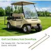 image10L0L Golf Cart Battery Hold Down Rod 107quot JBolt Nuts for Yamaha Gas All Models G22 Electric Clubcar Carryall Villager 68 OEM 102845203 101668201 JN3H21330000 JN2H213300 Pack of 2