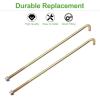 image10L0L Golf Cart Battery Hold Down Rod 107quot JBolt Nuts for Yamaha Gas All Models G22 Electric Clubcar Carryall Villager 68 OEM 102845203 101668201 JN3H21330000 JN2H213300 Pack of 2