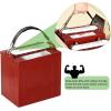 image10L0L Golf Cart Battery Lifting Strap Works for Trojan Deep Cell Batteries Universal Deep Cell Battery Carrier Strap for Yamaha Club Car and EZGO Golf Carts 2 Piece1 Piece