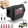 image10L0L Golf Cart Battery Meter 36V48V Battery Gauge Waterproof LED Battery Voltage Display Acid ampamp Lithium Battery Gauge Meter State of Charge Meter for Golf Cart EZGO Club CAR Yamaha and Most Car