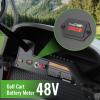 image10L0L Golf Cart Battery Meter 36V48V Battery Gauge Waterproof LED Battery Voltage Display Acid ampamp Lithium Battery Gauge Meter State of Charge Meter for Golf Cart EZGO Club CAR Yamaha and Most Car