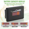 image10L0L Golf Cart Battery Meter 48V LED Batteries Power Indicator Compatible with Lead Acid Battery Powered Golf Cart for Yamaha Club Car EZGO Lift Lawn Mower Leaf Trimmer Motorhome etc