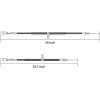 image10L0L Golf Cart Brake Cable Set 2Pcs Fits for Club Car Precedent Replaces Passenger Side ampamp Driver Side for Club Car GampampE 2008up Precedent 103528701102557501103528702102557502