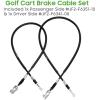 image10L0L Golf Cart Brake Cable Set Compatible with for Yamaha G8 G14 G16 G19 G20 G22 Gas and Electric Golf Carts Passenger Side JF2F635110 ampamp Driver Side JF2F634100