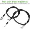 image10L0L Golf Cart Brake Cable Set Compatible with for Yamaha G8 G14 G16 G19 G20 G22 Gas and Electric Golf Carts Passenger Side JF2F635110 ampamp Driver Side JF2F634100