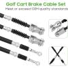 image10L0L Golf Cart Brake Cable Set Compatible with for Yamaha G8 G14 G16 G19 G20 G22 Gas and Electric Golf Carts Passenger Side JF2F635110 ampamp Driver Side JF2F634100