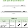 image10L0L Golf Cart Brake Cable Set Compatible with for Yamaha G8 G14 G16 G19 G20 G22 Gas and Electric Golf Carts Passenger Side JF2F635110 ampamp Driver Side JF2F634100