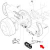 image10L0L Golf Cart Brake Cable Set for Club Car Precedent 2004up and Tempo 2018up Driver and Passenger Side Replace OEM 102557501 102557502 103528701 103528702