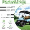 image10L0L Golf Cart Brake Cable for Club Car Precedent 2008up LR Driver and Passenger Side OEM 103528701 102557501 103528702 102557502 1 Set