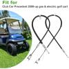 image10L0L Golf Cart Brake Cable for Club Car Precedent 2008up LR Driver and Passenger Side OEM 103528701 102557501 103528702 102557502 1 Set