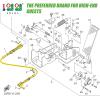image10L0L Golf Cart Brake Cables for Club Car DS 19811999 GampampE Golf Cart Fits Passenger and Driver Side Brake Cable Replaces OEM 1011125 1011403 101676101 42quot Long Stainless Steel Core Cable