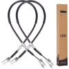 image10L0L Golf Cart Brake Cables for Club Car DS 19811999 GampampE Golf Cart Fits Passenger and Driver Side Brake Cable Replaces OEM 1011125 1011403 101676101 42quot Long Stainless Steel Core Cable