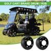 image10L0L Golf Cart Brake DrumHub Assembly for Yamaha G1 G2 G8 G9 G11 G14 G16 G19 G22 G29 1978Up Gas or Electric Golf Cart OEM JU0G65210000 1 Pack