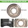 image10L0L Golf Cart Brake DrumHub Assembly for Yamaha G1 G2 G8 G9 G11 G14 G16 G19 G22 G29 1978Up Gas or Electric Golf Cart OEM JU0G65210000 1 Pack