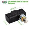 image10L0L Golf Cart Brake Light Micro Switch for Club Car 1981up and EZGO 1971up 3 Terminal Plunger Style OEM 1011439 12374G1 13141G1 A5470