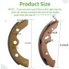 image10L0L Golf Cart Brake Shoes for Yamaha G1 G2 G8 G9 Club Car 1995up EZGO 19865Up 2 Long 2 Short 101823201 27249G01 172534000