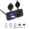 image10L0L Golf Cart Cigarette Lighter Outlet ampamp Quick Charge 30 DC 12V Input Waterproof USB Charger Power Socket Adapter Dual USB Ports Panel Universal for EZGO Club Car Yamaha Golf Cart Models
